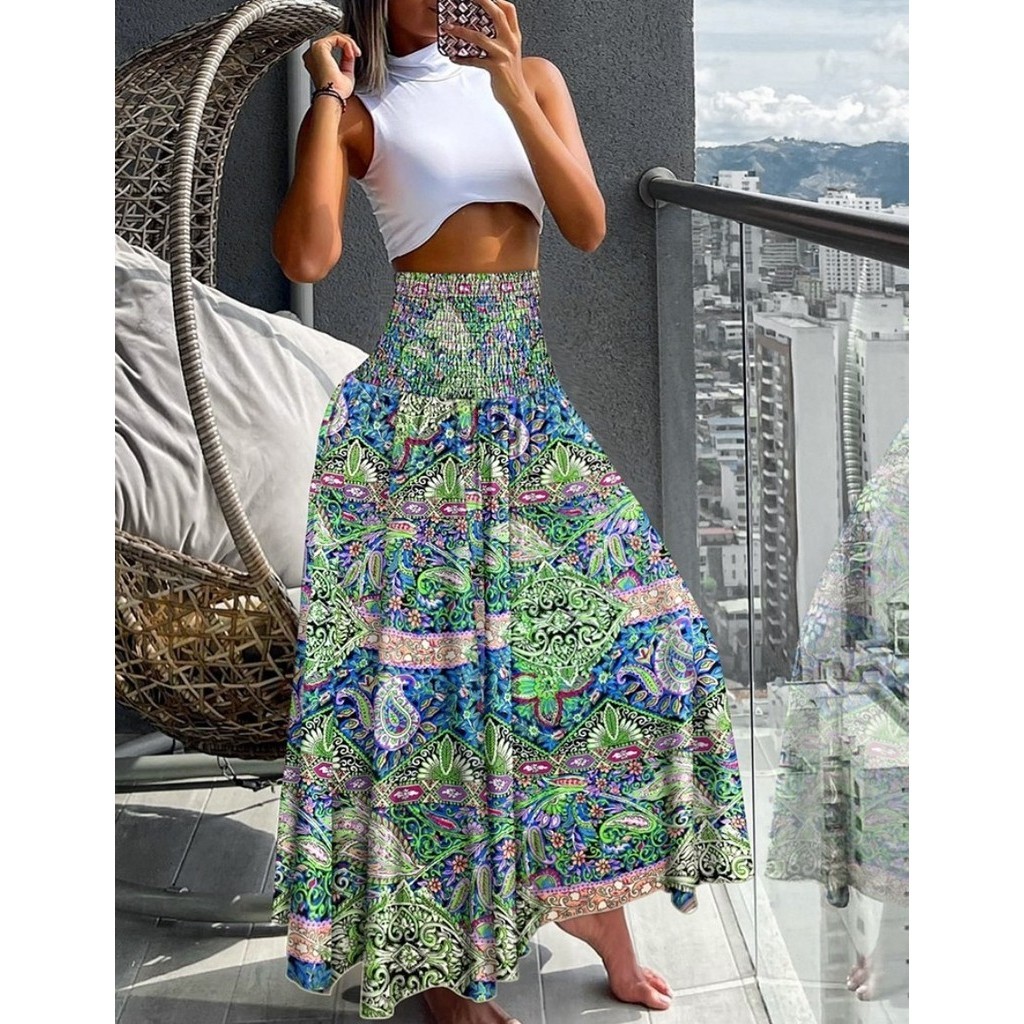 Floral maxi skirt philippines hotsell