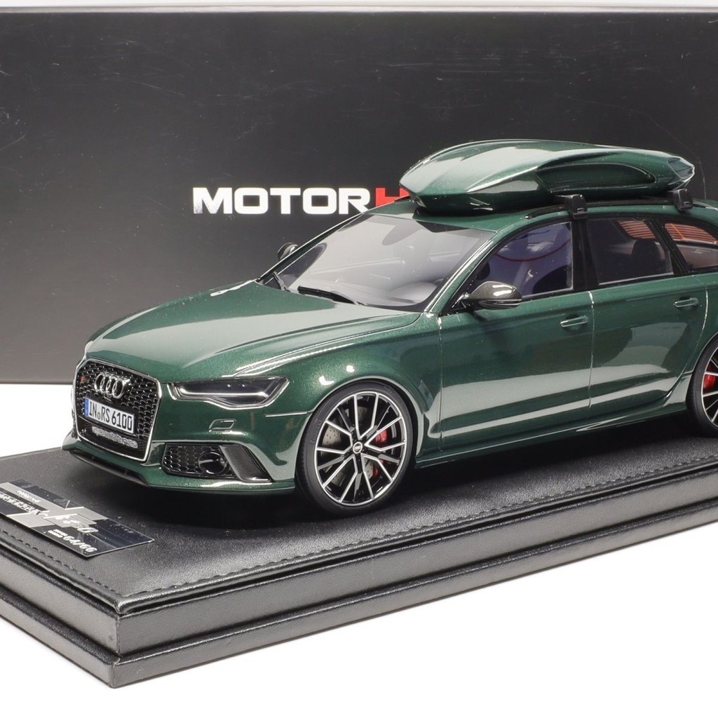 Mh Audi RS6 Dark Green 1: 18 Rare Car Model | Shopee Philippines