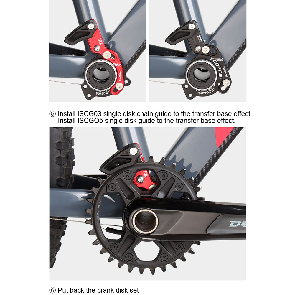 Bike Chain Guide Adapter Bottom Bracket Chain Guide BB Adapter for ...
