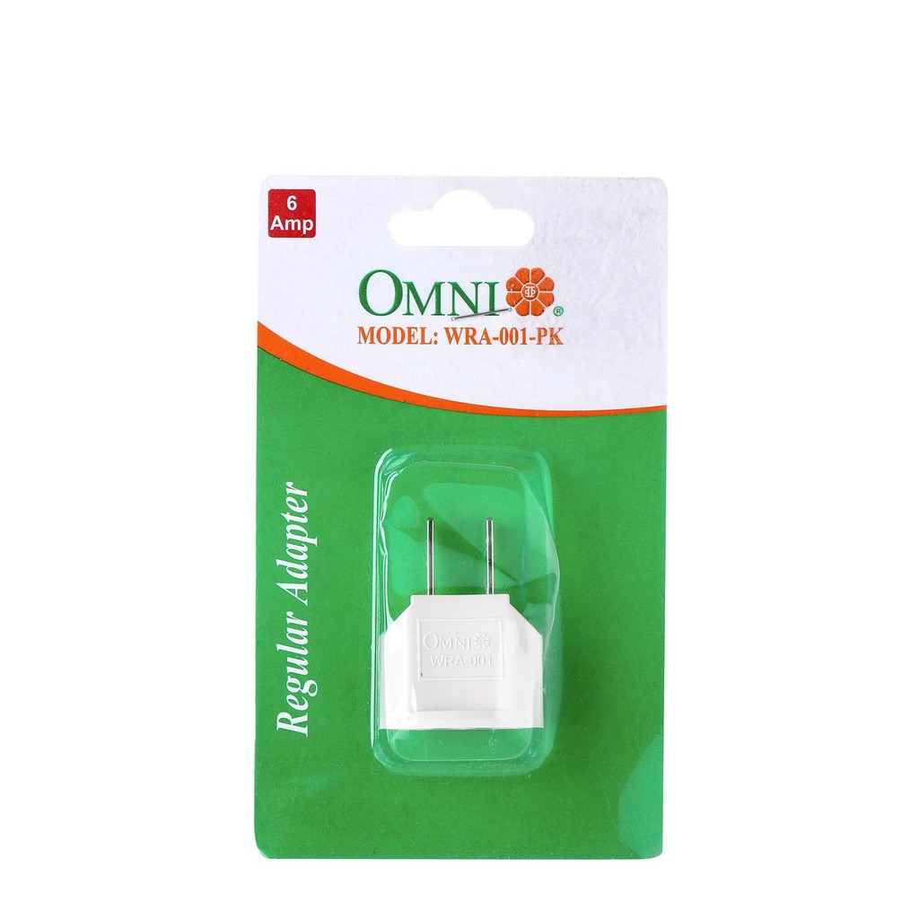 OMNI Round to Flat Adapter (WRA-001-PK) | Shopee Philippines