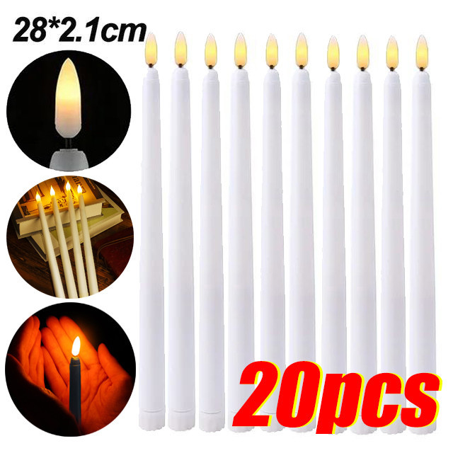 LED Candle Lamp Romantic Smokeless Electronic Candle Lights Fake Candle ...