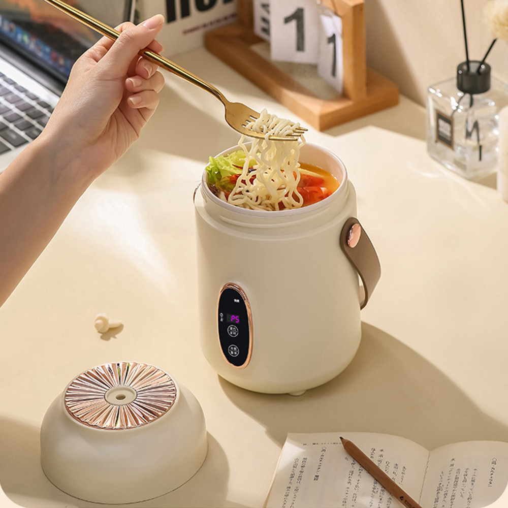 Mini multifunction electric stew pot, portable smart slow rice cooker