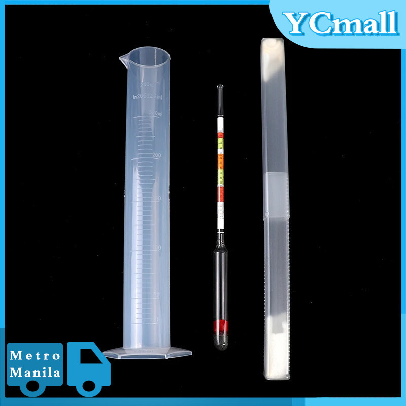 Ipetboom Triple Scale Hydrometer For Brewing - High Precision Sugar & Density Tester For Beer/Wine-1176507