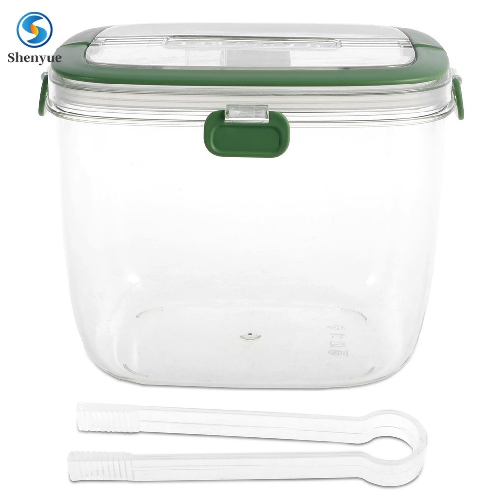 Ice Bucket With Lid And Tong, Sealed Ice Bucket Container