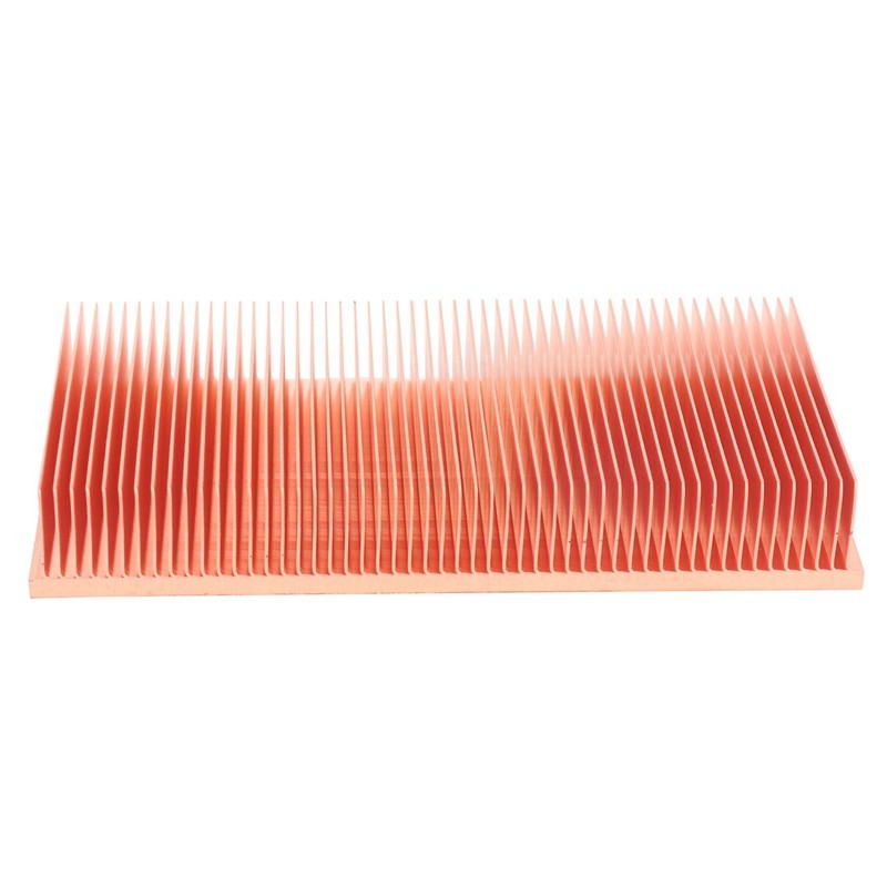 GG+Pure Copper Heatsink 100X50X15mm Skiving Fin Heat Sink Radiator for ...