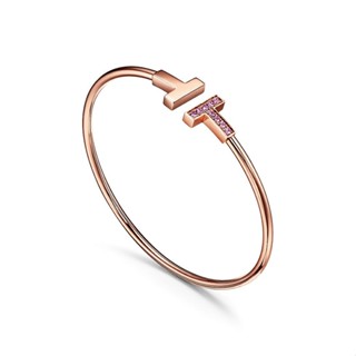 [With Box+gift Bag] Tiffany & Co./Tiffany Tiffany T Series Rose Gold ...