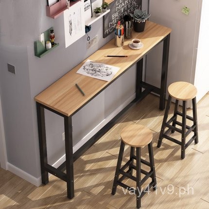 Long High Leg Table Wide30/40cm Wall-mounted Small Bar Table200/220 ...