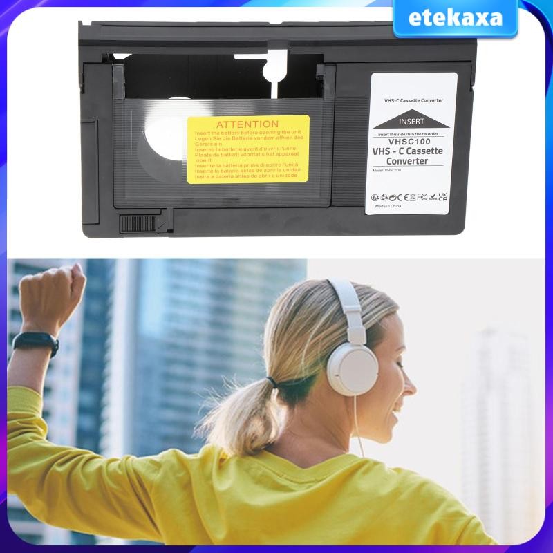 [Etekaxa] Cassette Adapter VHS to Digital Converting Store Tape Player ...