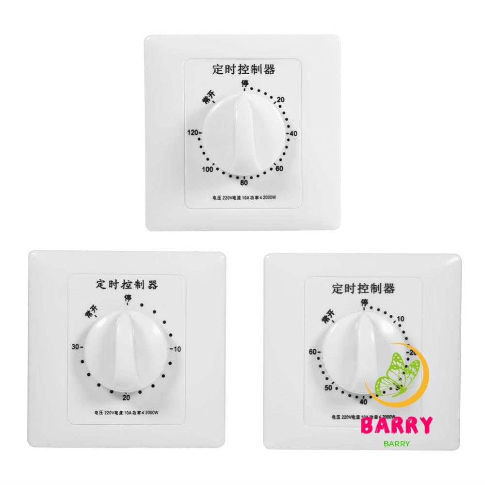 BARRY Timer Switch White Square Durable Timing Control Tools Mechanical ...