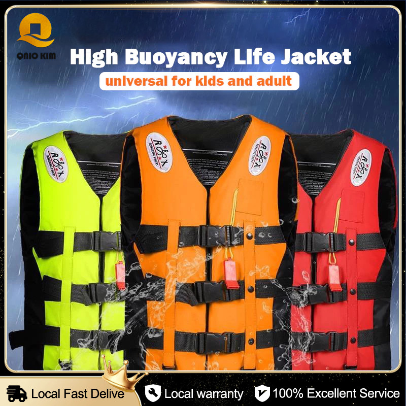 Original Life Vest Jacket For Adult Kids Marine Safety Outdoor Water ...