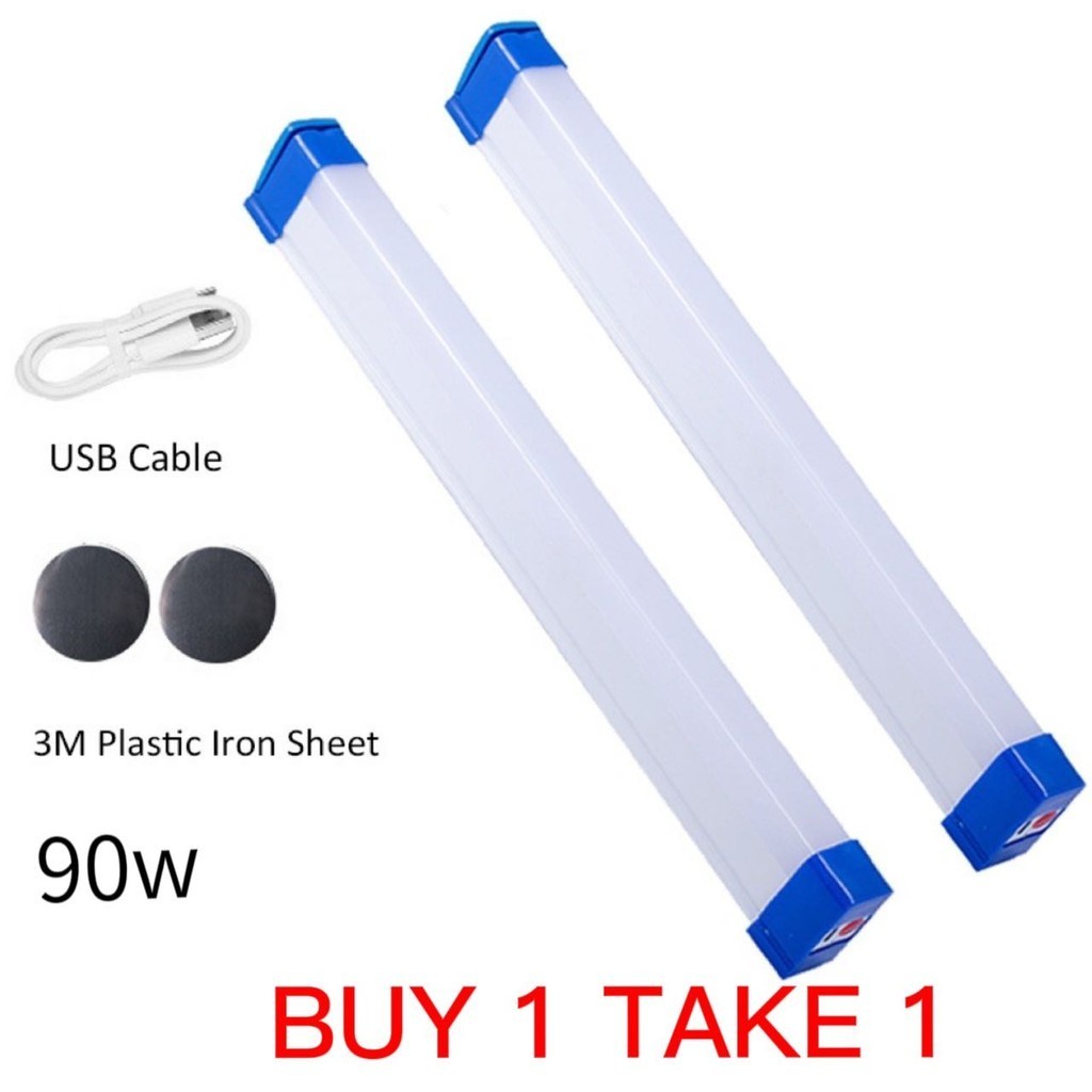 (BUY 1 TAKE 1) LED Lights USB Rechargeable Emergency Light Wireless ...