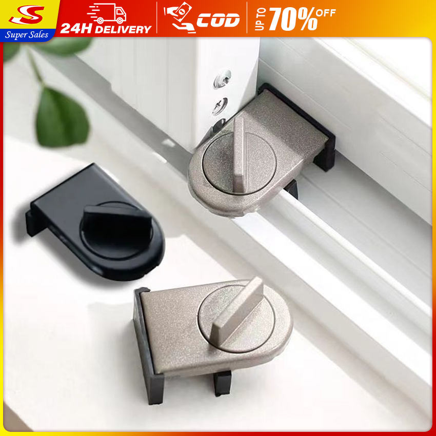 【SuperSales】 Sliding Sash Stopper Cabinet Locks Straps window Security ...