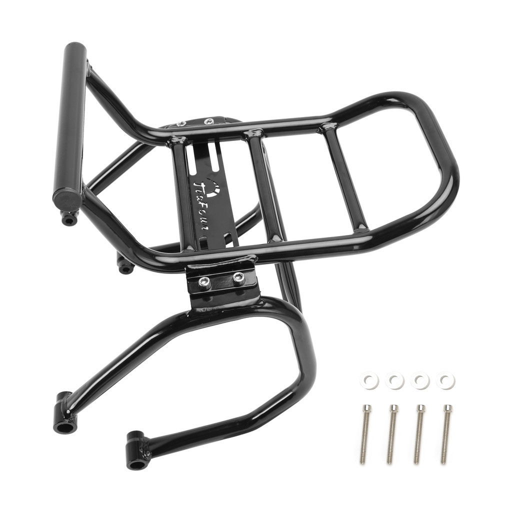 Motorcycle Center Rack For Honda CT125 Trail 125 Hunter Cub (2020-2025) - Black Steel Cargo Carrier