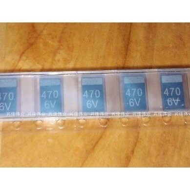 Condensatori Tantalio SMD 477J 470uF 6.3V – Confezione 20/40/100 Pezzi Tipo D 7343 - Foto 2