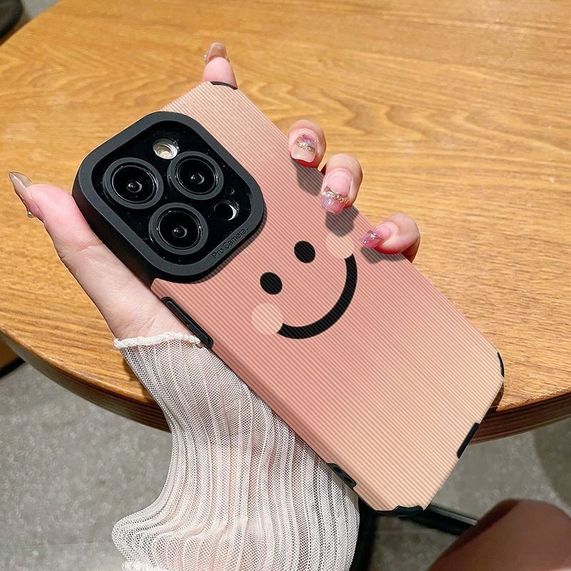 Foundation Smiley Apple 13pro/14pro/iPhone11 Mobile Phone Soft Case