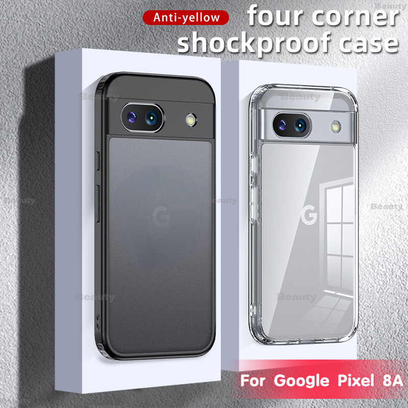 Shockproof Silicone Gel Armor Case For Google Pixel 6, 7, 8, 9 Series - Slim Protective Cover