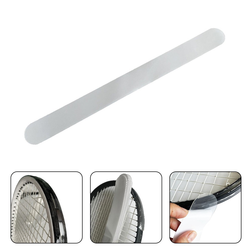 Transparent Tennis Racket Paddle Head Protection Tape Reduce Friction ...
