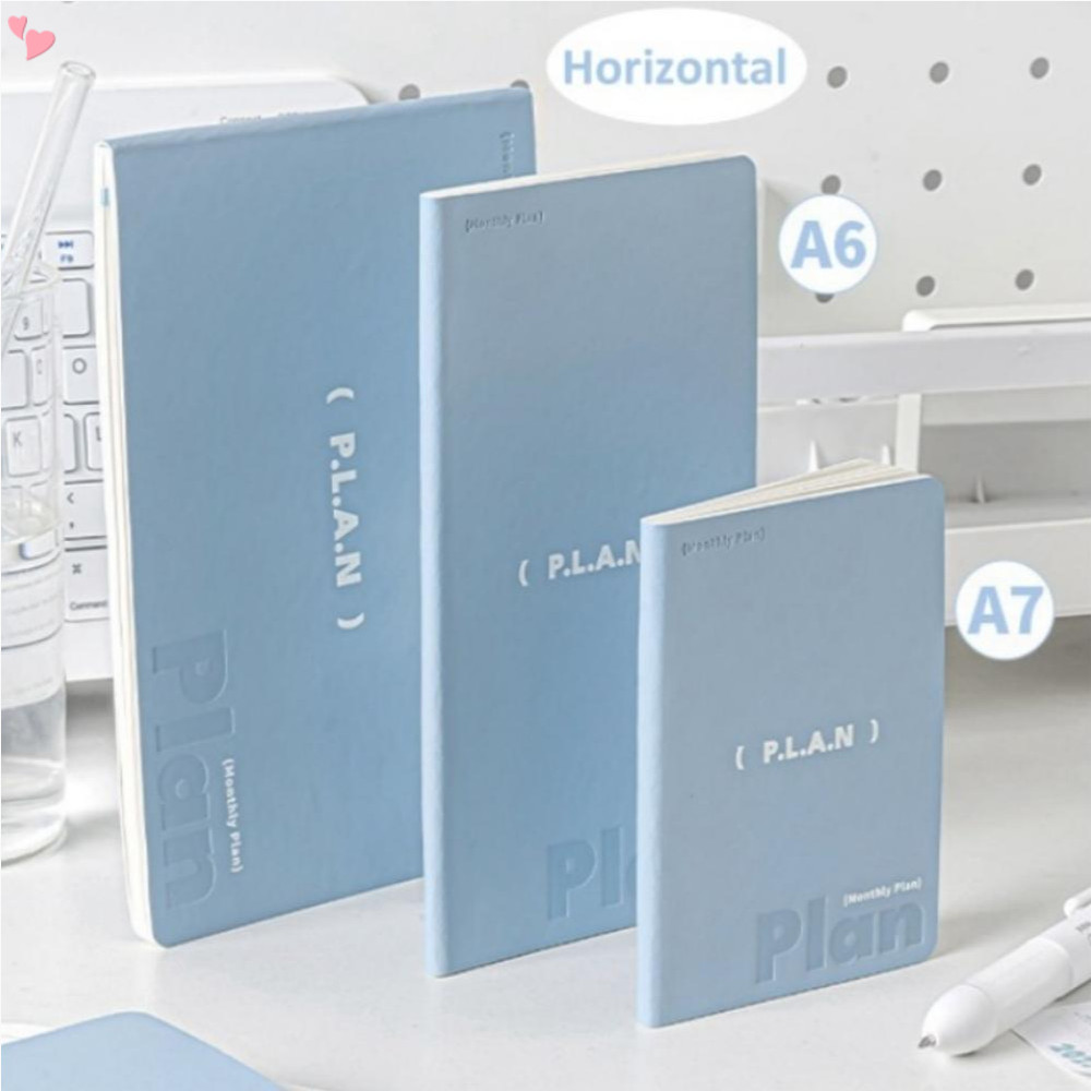 A6/ A7Agenda Planner Notebook Date Filling Annual/Monthly/Blank Pages ...
