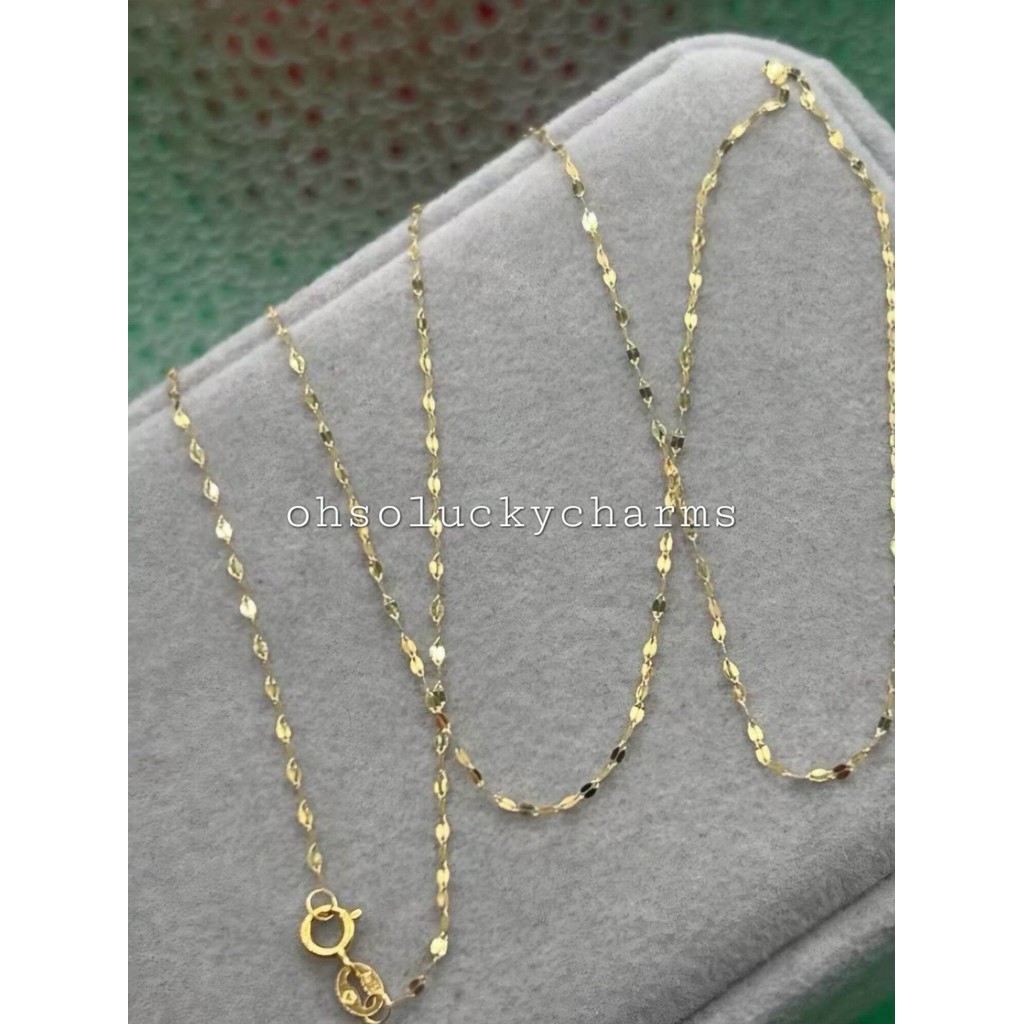 Pawnable 18k Saudi Gold Dancing Chain Necklace for Women Hypoallergenic ...
