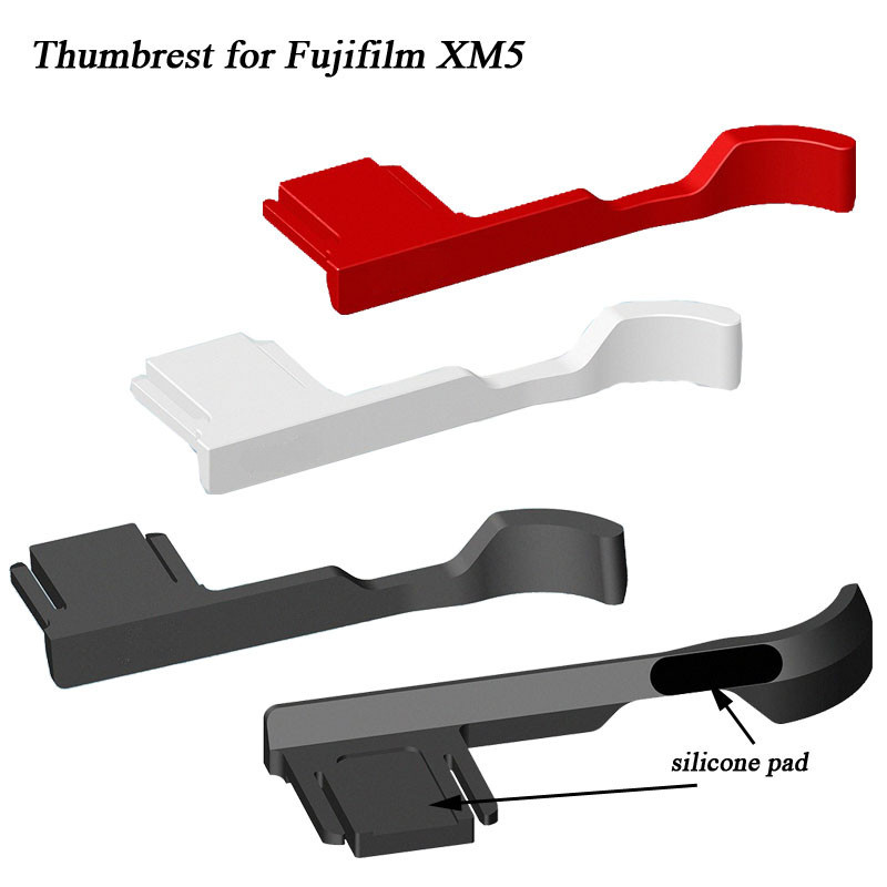 Cameraduimgreep Voor Fuji X-M5 – Aluminium, Ergonomisch En Beschermt De Flitsschoen – Voor Meer Comfort En Stabiliteit