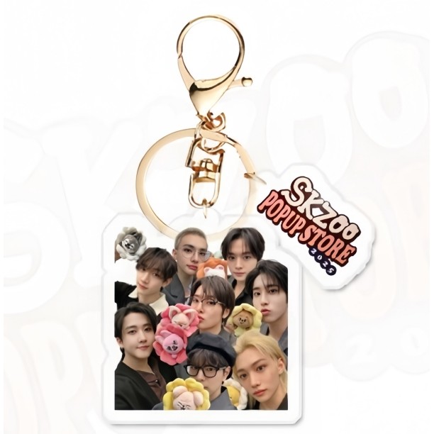 Stray Kids SKZOO Album GIANT Key Ring Acrylic Keychain Accessory Bang ...