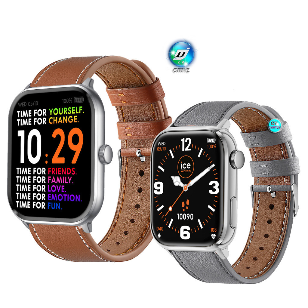 Ice watch leather strap sale