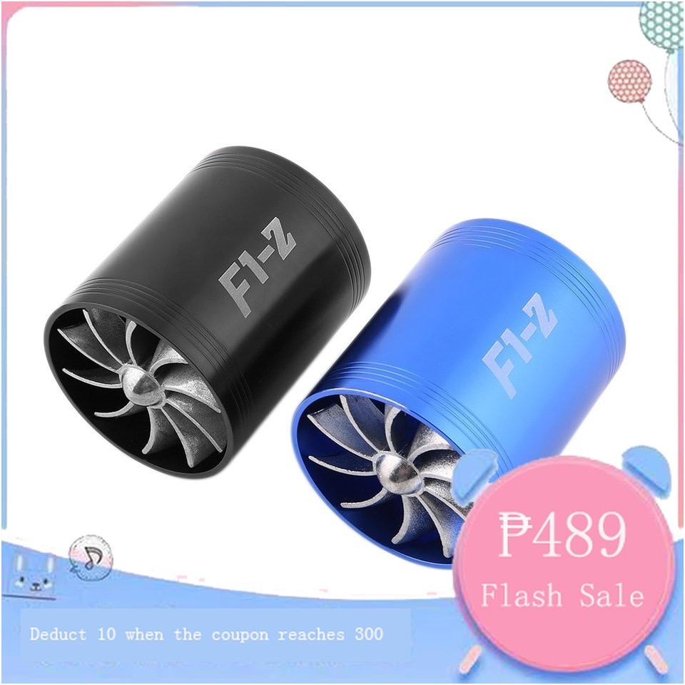 Super Spiral Turbo Jet Ventilator Twin Fan 2.5 inch Turbo Charger Jet ...