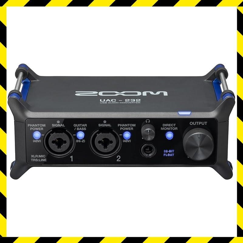 ZOOM ZOOM USB Audio Interface 2 In/2 Out 32-bit Float Input Support ...