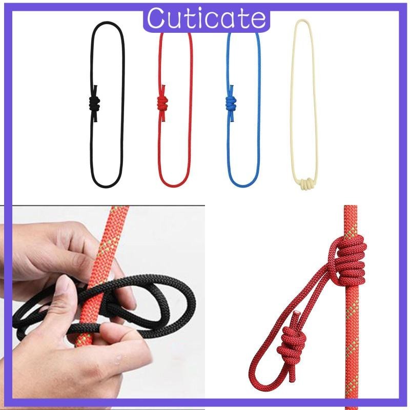 [CUTICATE] Multipurpose Prusik Cord Braided Lanyard Tie Down Rope for