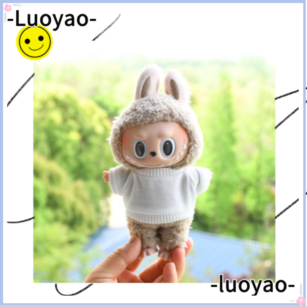 LUOYAO Doll Knitted Clothes, Cute Cartoon Decorative Clothing Labubu ...