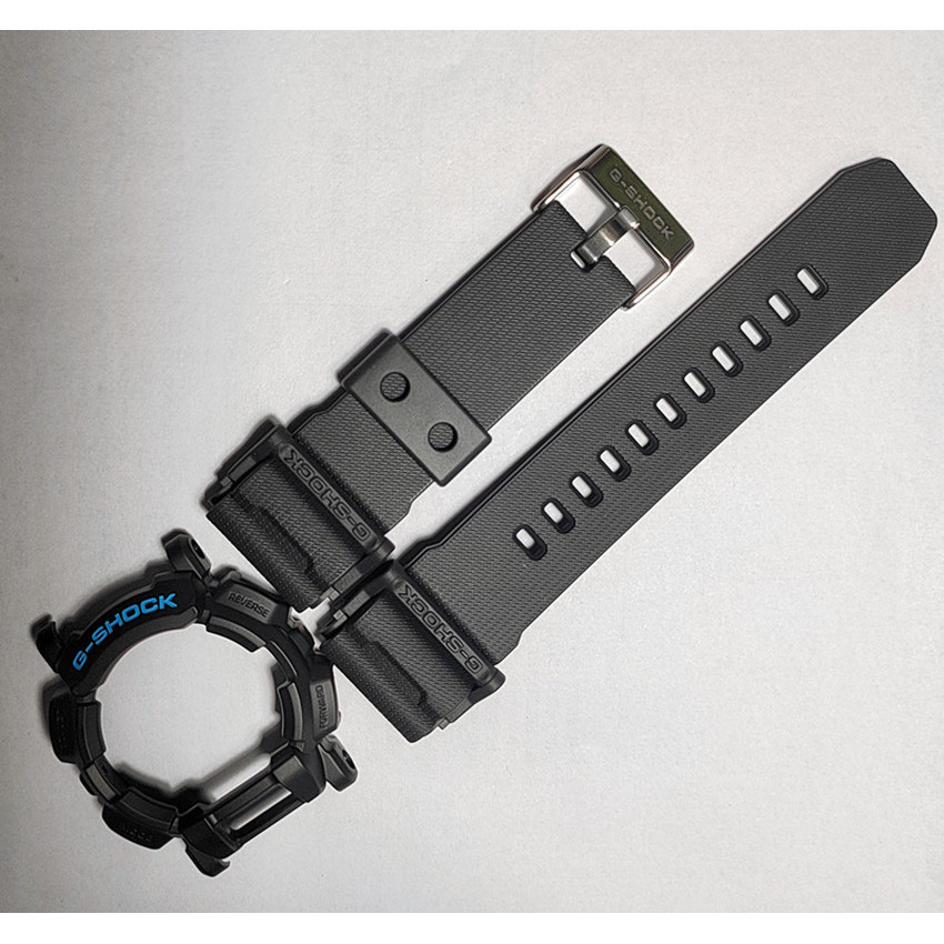 Casio GD-400 Sports Watch G-SHOCK Bezel Resin Strap Black Red Blue Green