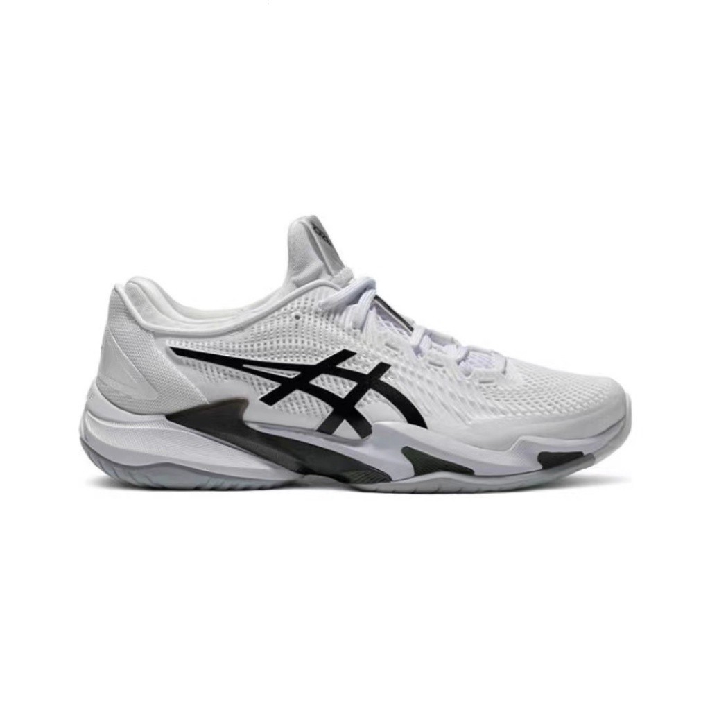 ASICS Court FF 3 Durable Breathable Low Cut Tennis Shoe White Black ...