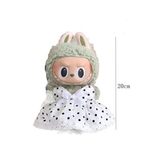 ISITA Labubu Time Clothes, Strap Dress Polka Dot Dress Handmade Labubu ...