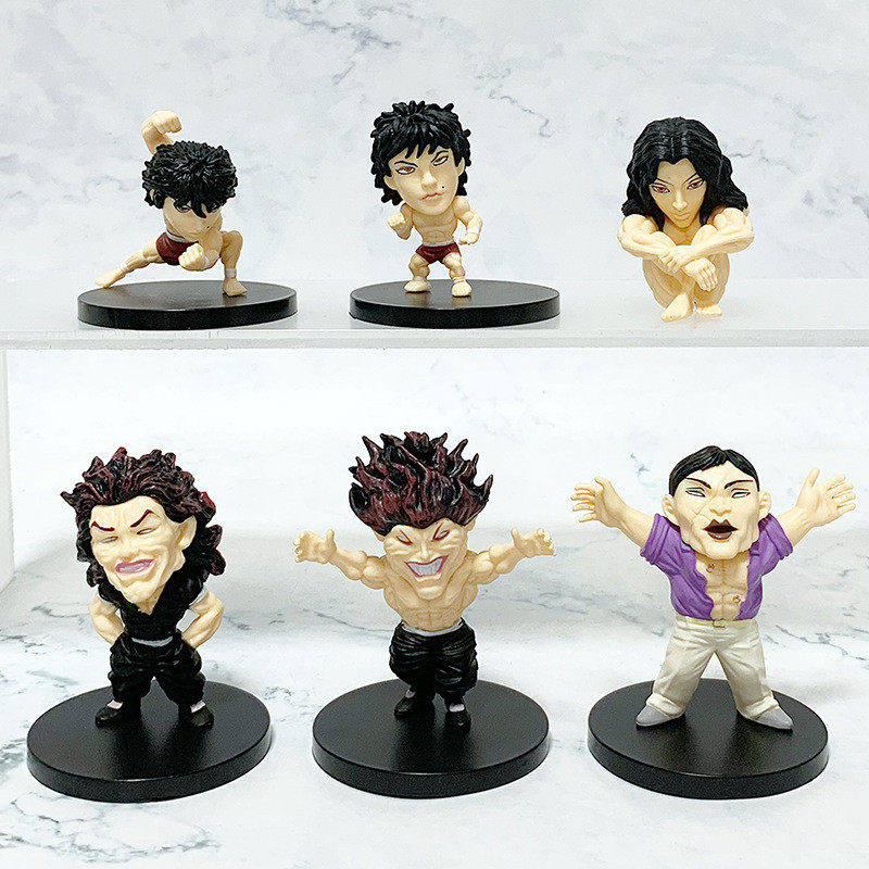 Anime Baki Action Figure Toys Yujiro Hanma Pickle Jack Hanma Hanayama ...