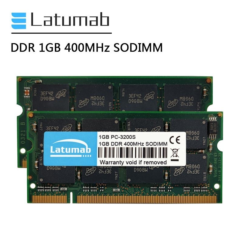 RQ+Latumab RAM DDR 1GB 2GB 4GB 400MHz Laptop Memory PC-3200S 200Pin ...