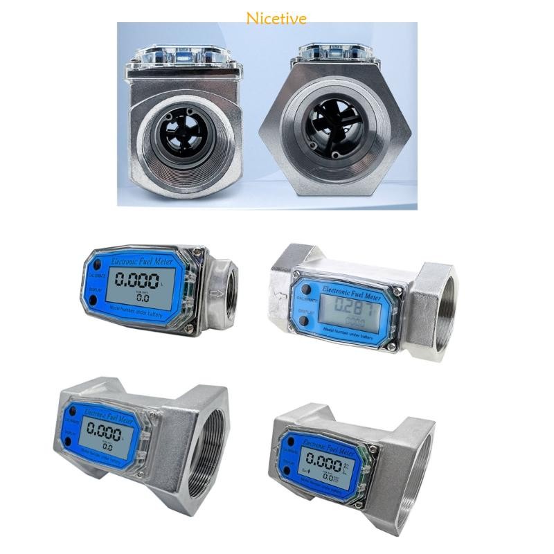 NICE Digital Liquid Flow Sensor Meter 1in 2in 2 5in 3in Electronic ...