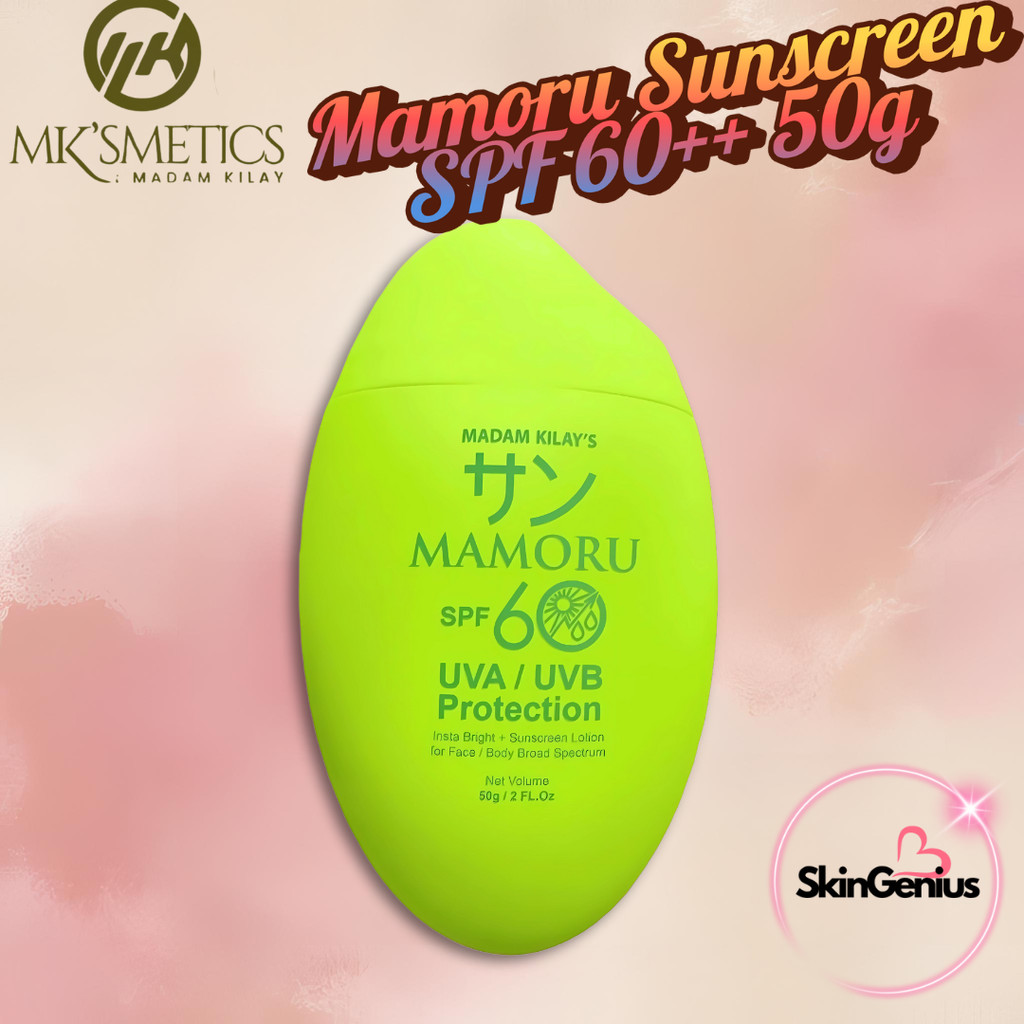 Madam Kilay Mamuro Sunscreen SPF 60 – 2fl Oz Chemical Cream With Aloe Vera For Face & Neck