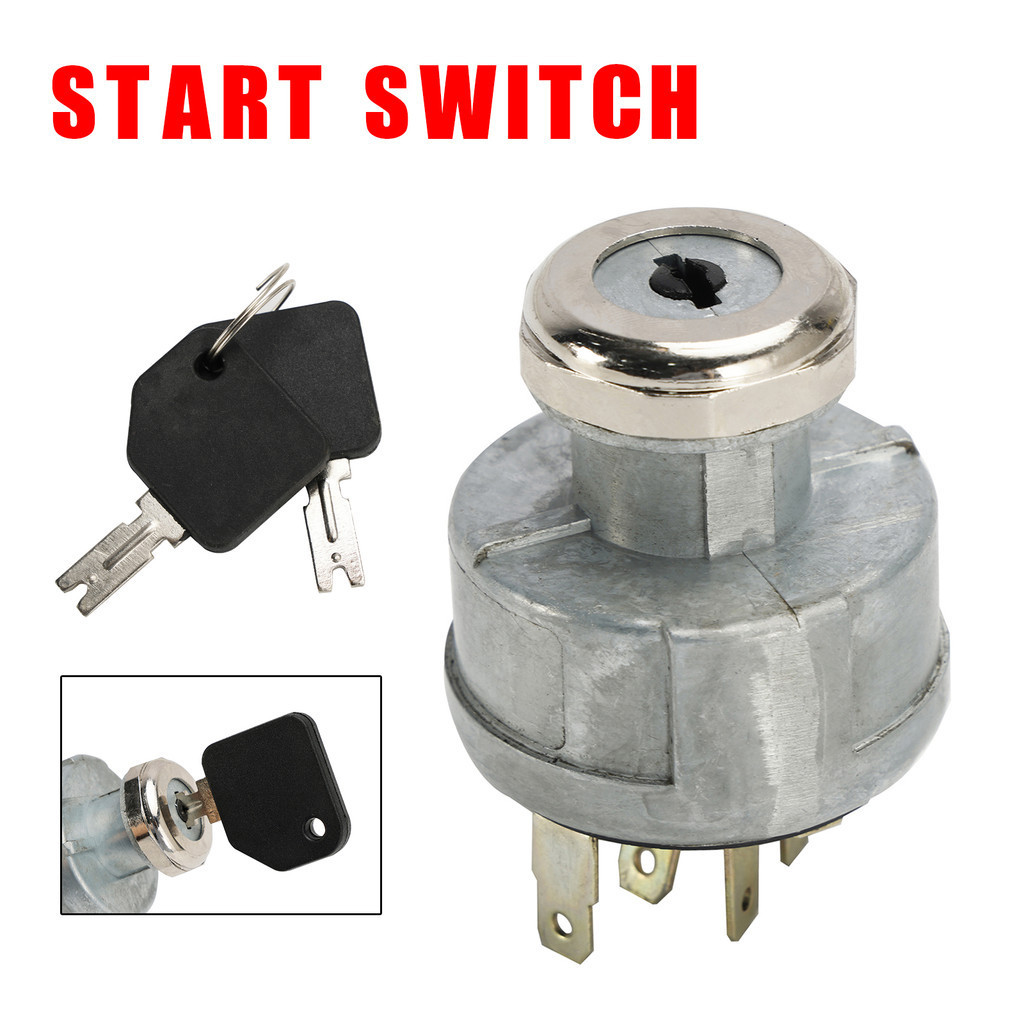 Ignition Starter Switch 3 Positions Anti Restart For Pollak 31297