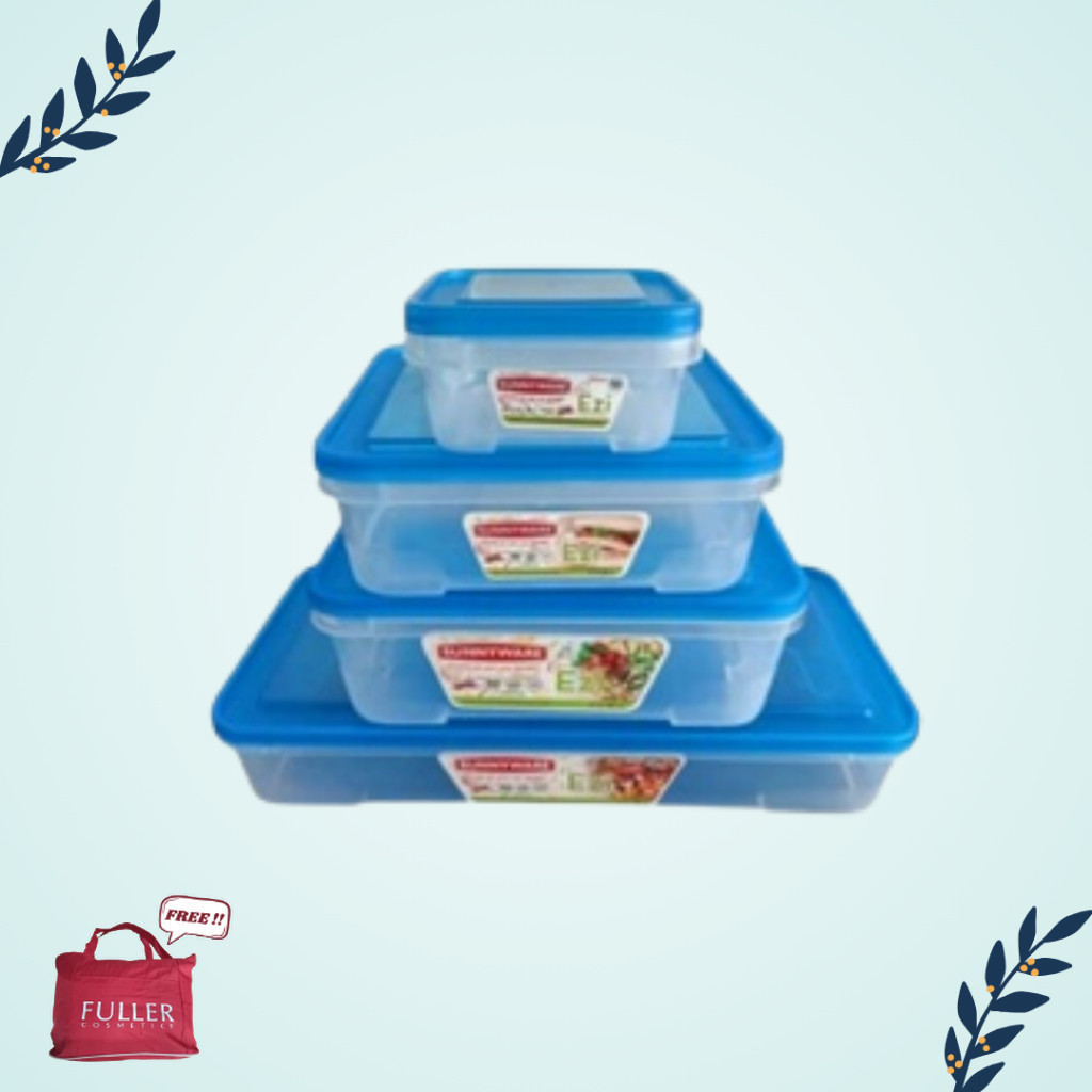Happy Plastic Tupperware Food Storage (Bundle Set) Keeper High Quality ...