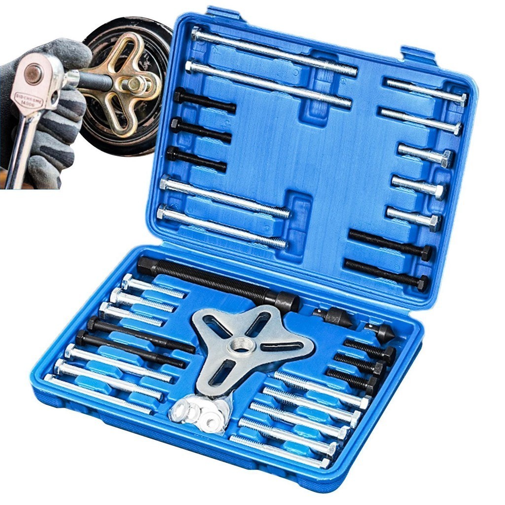 Harmonic Balancer Puller Set 46pcs Steering Wheel Pullers Flywheel