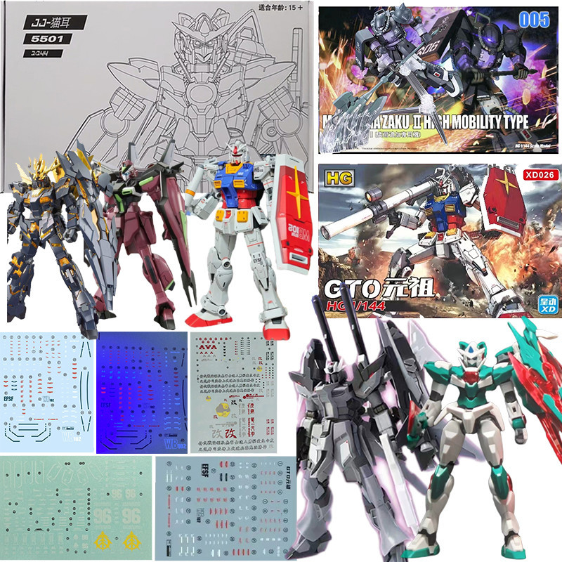 Xing Dong RX-78-2 GTO Gundam Windam Fighter 1/144 Zaku High Mobility ...