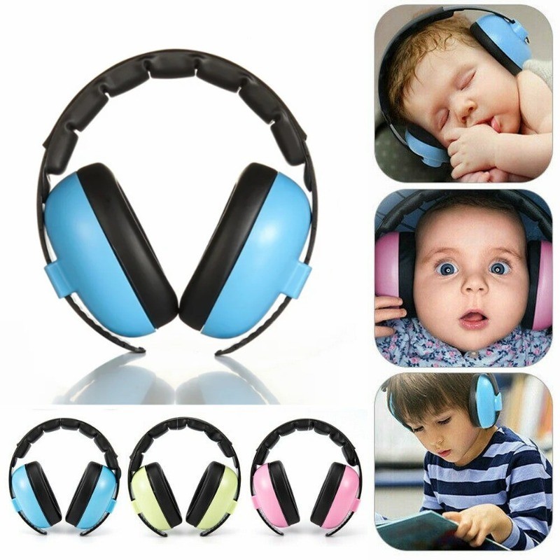 Baby Earmuffs Noise Reduction Kids Soundproofing Airplane Earmuffs Baby