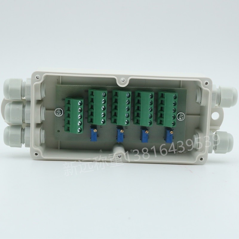 シSmall ground scale junction box 4 wires 5 holes / electronic scale ...