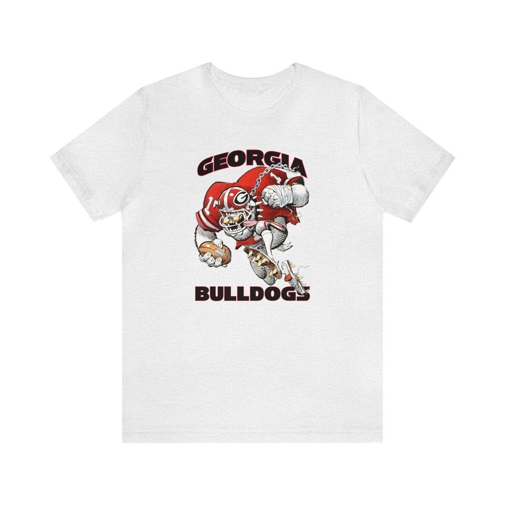 Bulldogs Football Caricature Mascot Vintage Bella Premium Blend