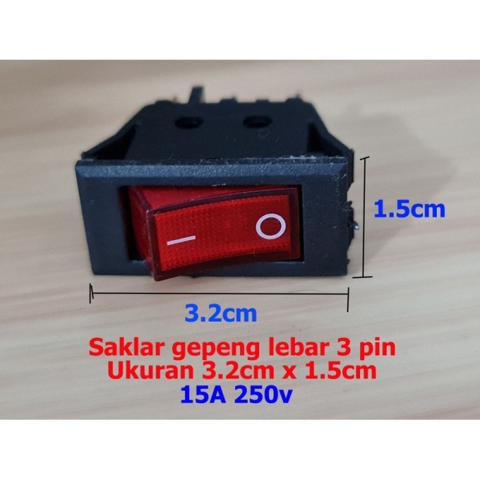 Thick 3 Pin Flat Rocker Switch Roker Switch On Off Power Large Box ...