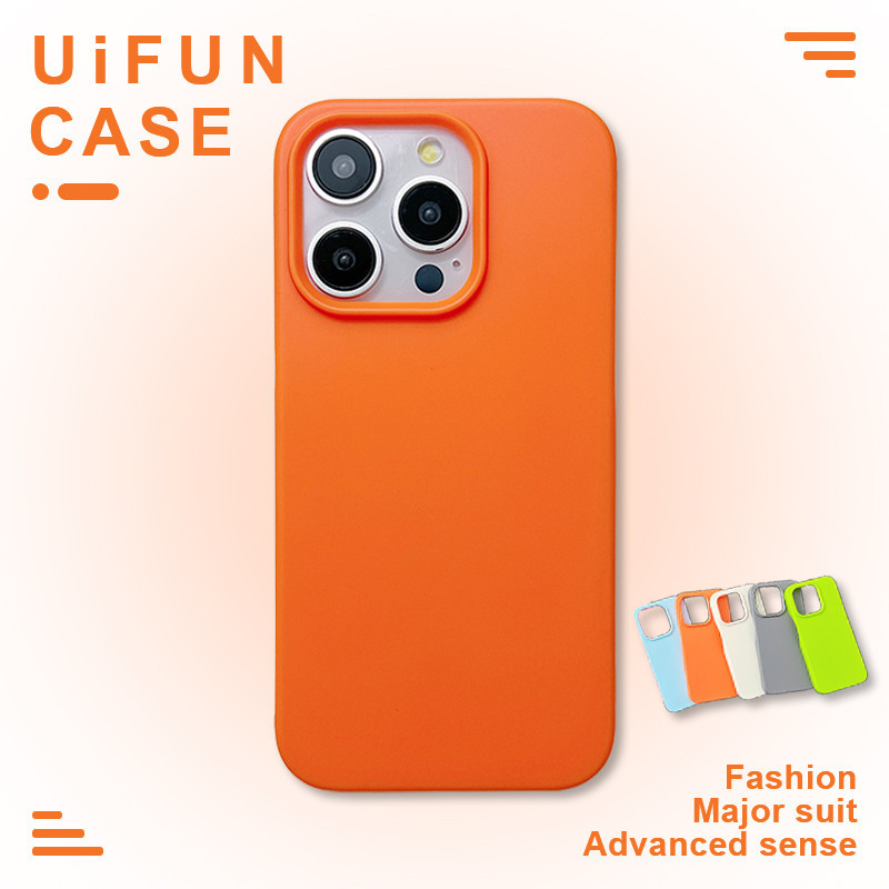 High Quality Macaron Solid Color Phone Case Compatible for iPhone 16 15 ...
