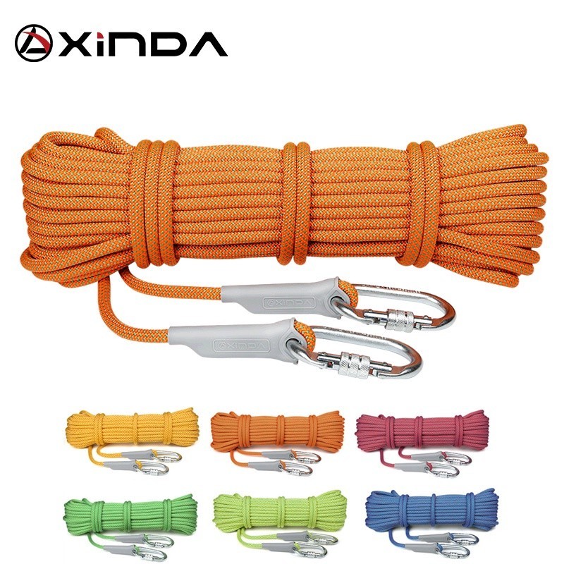 RR+`XINDA 10m Professional Rock Climbing Rope 10.5mm Diameter 5500lbs