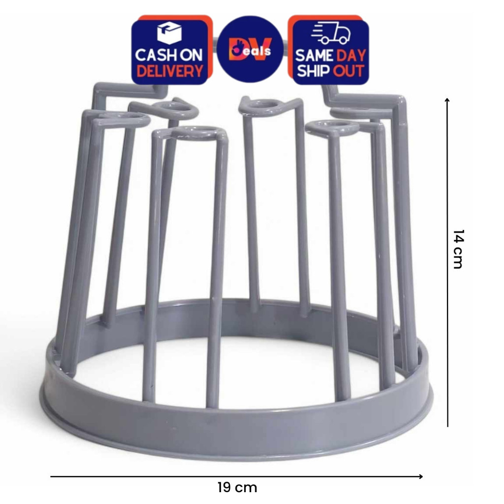 DVDeals Plastic Storage Cup Rack / Mug Holder | Shopee Philippines