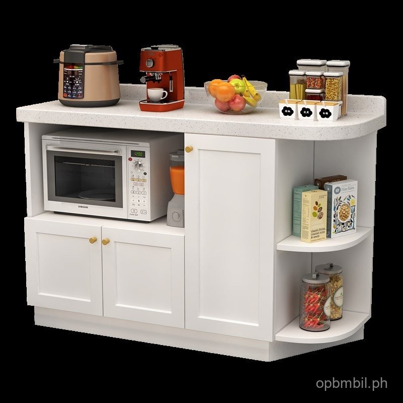 Kitchen Quartz Stone d Narrow Side Cabinet Counter Top Corner Sideboard ...