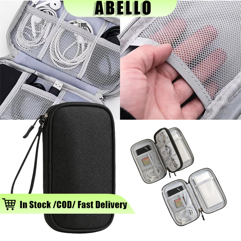 Waterproof Cable Storage Organizer Large Capacity Bag for Charger and ...